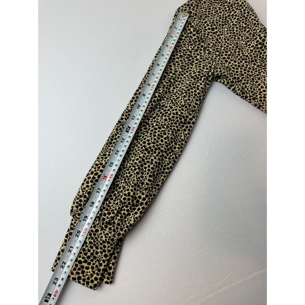 ~ NEW ModCloth M Dress Effie's Heart Cotton Spandex Pockets Long Sleeves Floral - Picture 7 of 15